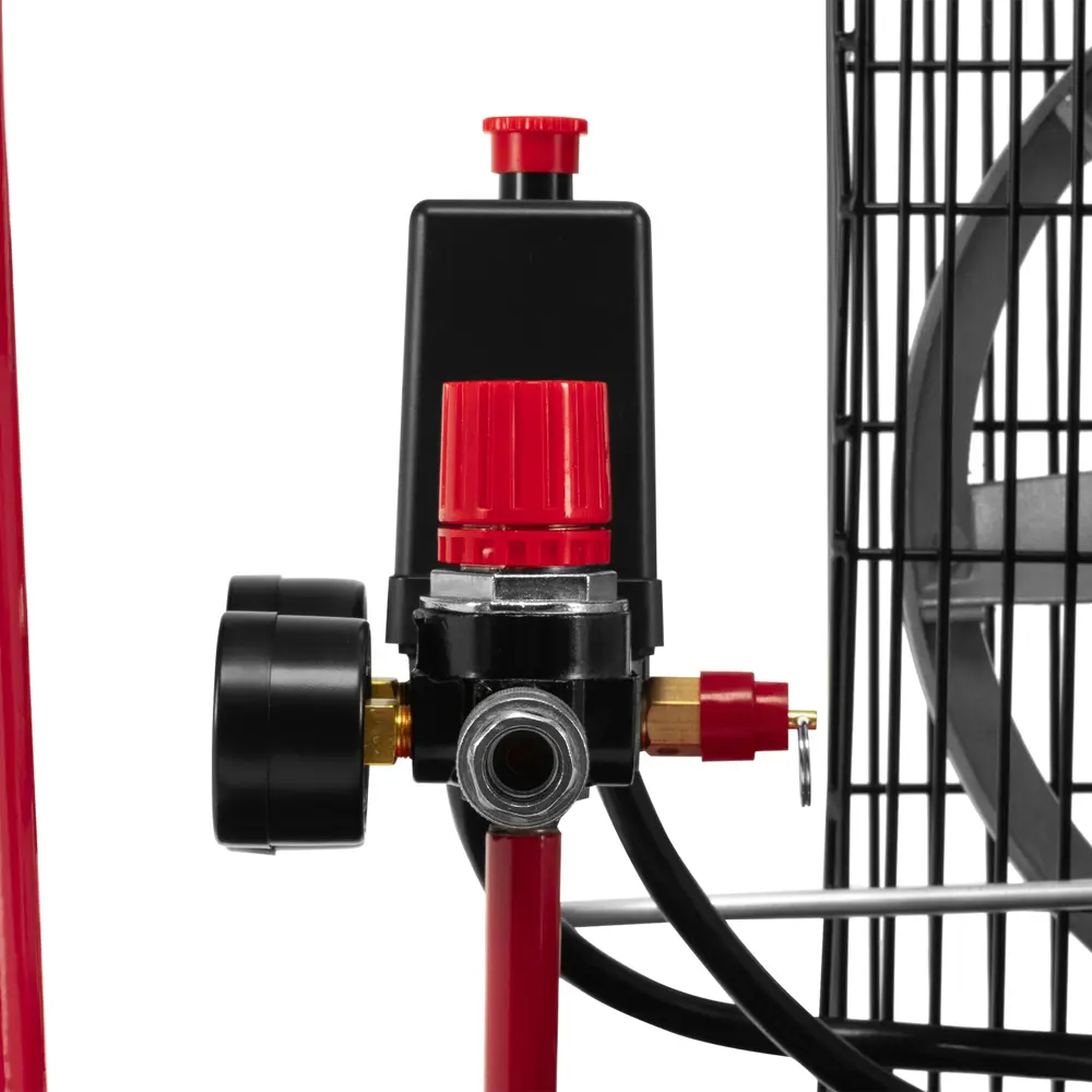 Компрессор сетевой ременной масляный Kronwerk 58106, 100 л 380 л/мин STLM-2196351 - Вид №16