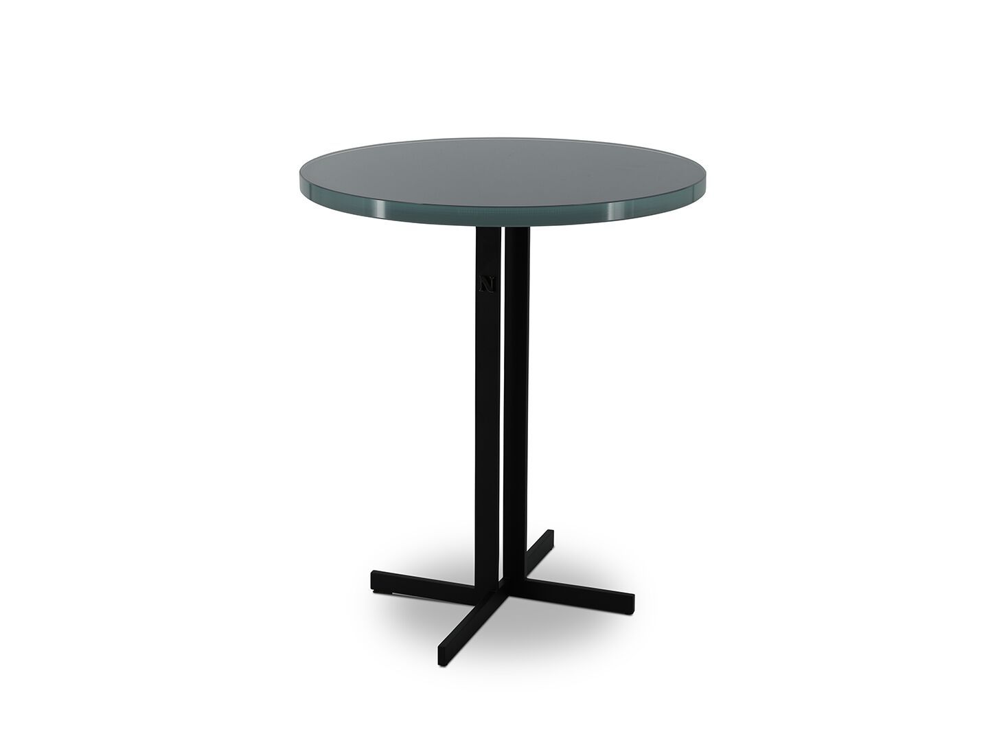 Круглый журнальный столик со стеклянной столешницей для гостиной Natuzzi Italia ESTRO ARCH-00098813 - Вид №5