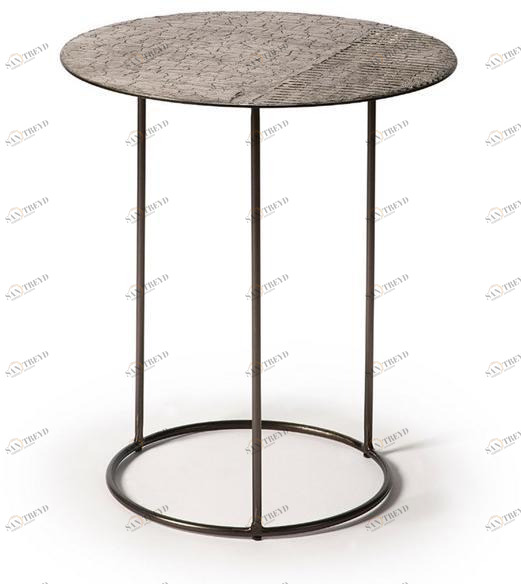 Ethnicraft Круглый журнальный столик из металла sun-id-1428797