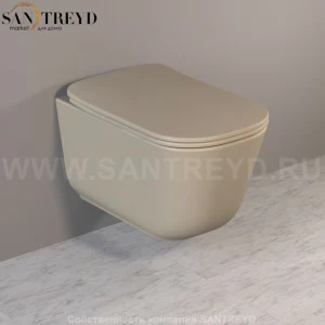 511481 Подвесной унитаз настенный Коричневый Kerasan Tribeca Италия