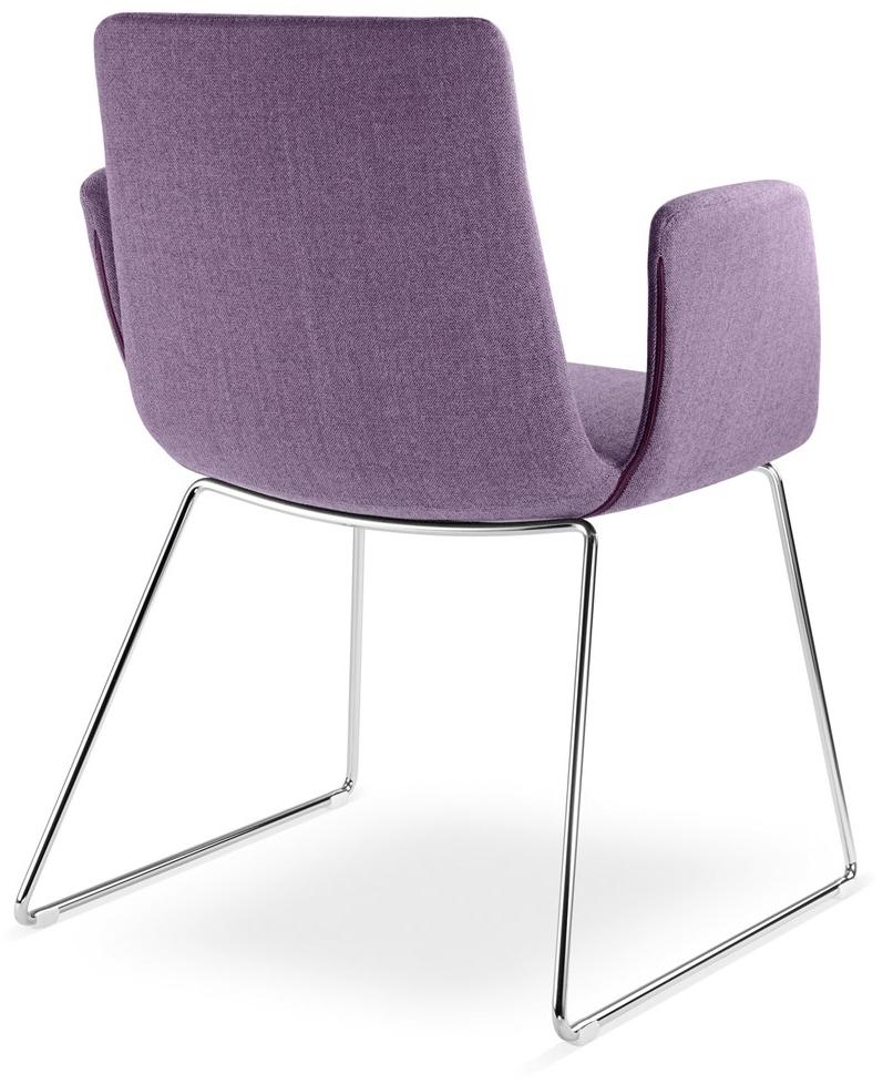 LD Seating Тканевый стул на санках с подлокотниками Harmony modern 870-n - Вид №1