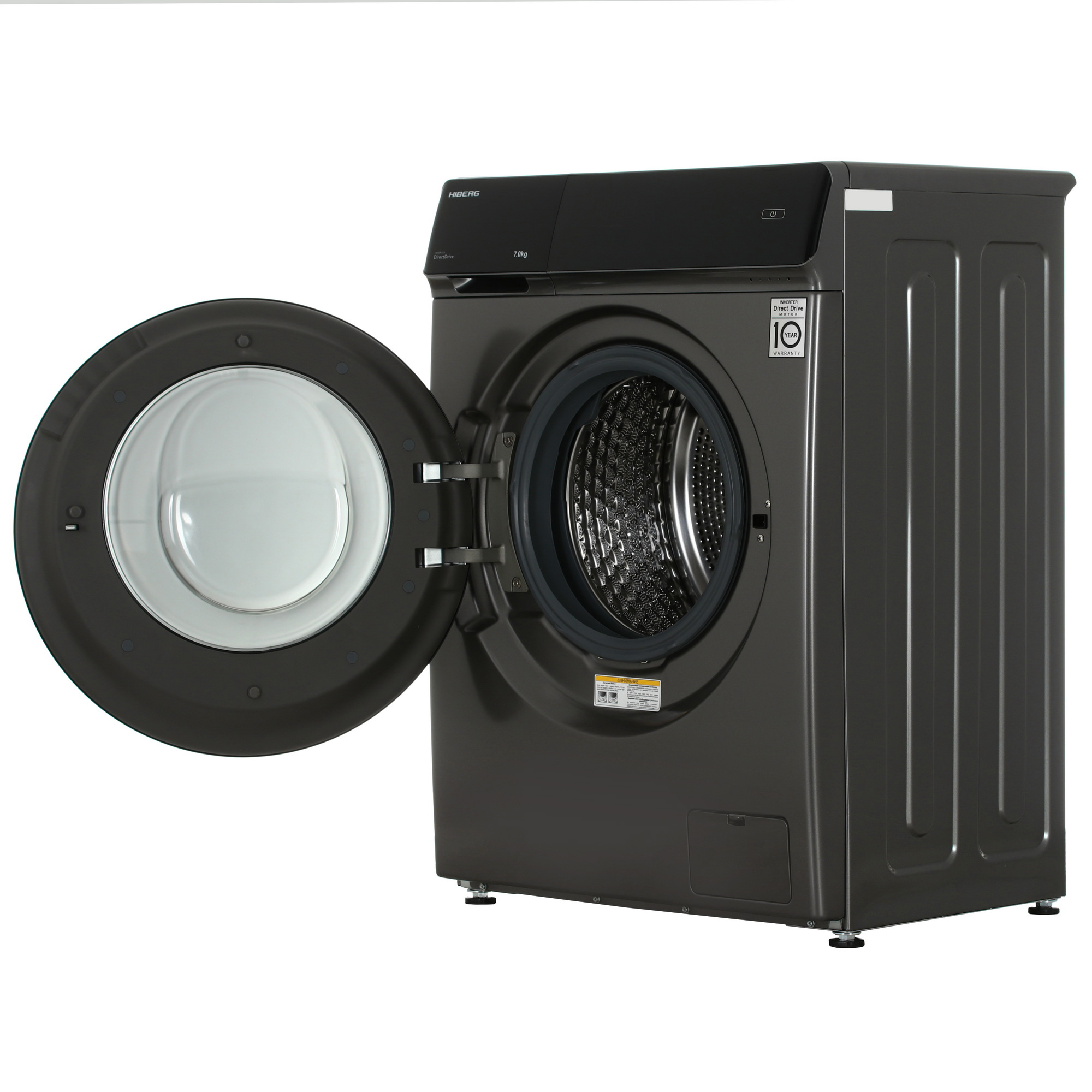 9975379 Стиральная машина HIBERG i-DDQ9-712 Sd серый STDN-0012908 - Вид №5