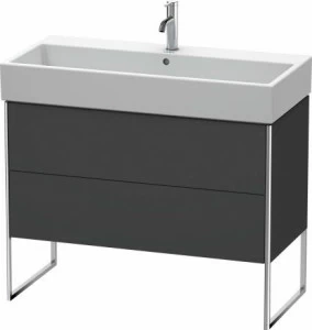 XS447604949 Тумбочка напольная XSquare #XS4476 984 x 460 мм Графит матовый, декор