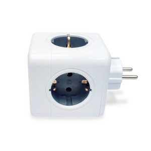 90799541 Разветвитель Cube Original 5 розеток 16 A цвет серый STLM-0387308 ROCKETSOCKET