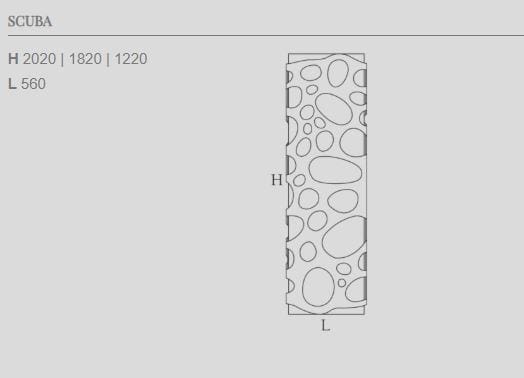 Панельный полотенцесушитель из метакрилата Caleido ARCH-00029076 - Вид №3