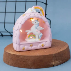 90837424 Ночник светодиодный Nobrand Rainbow unicorn 83 2104-1B на батарейках с выключателем STLM-0919034