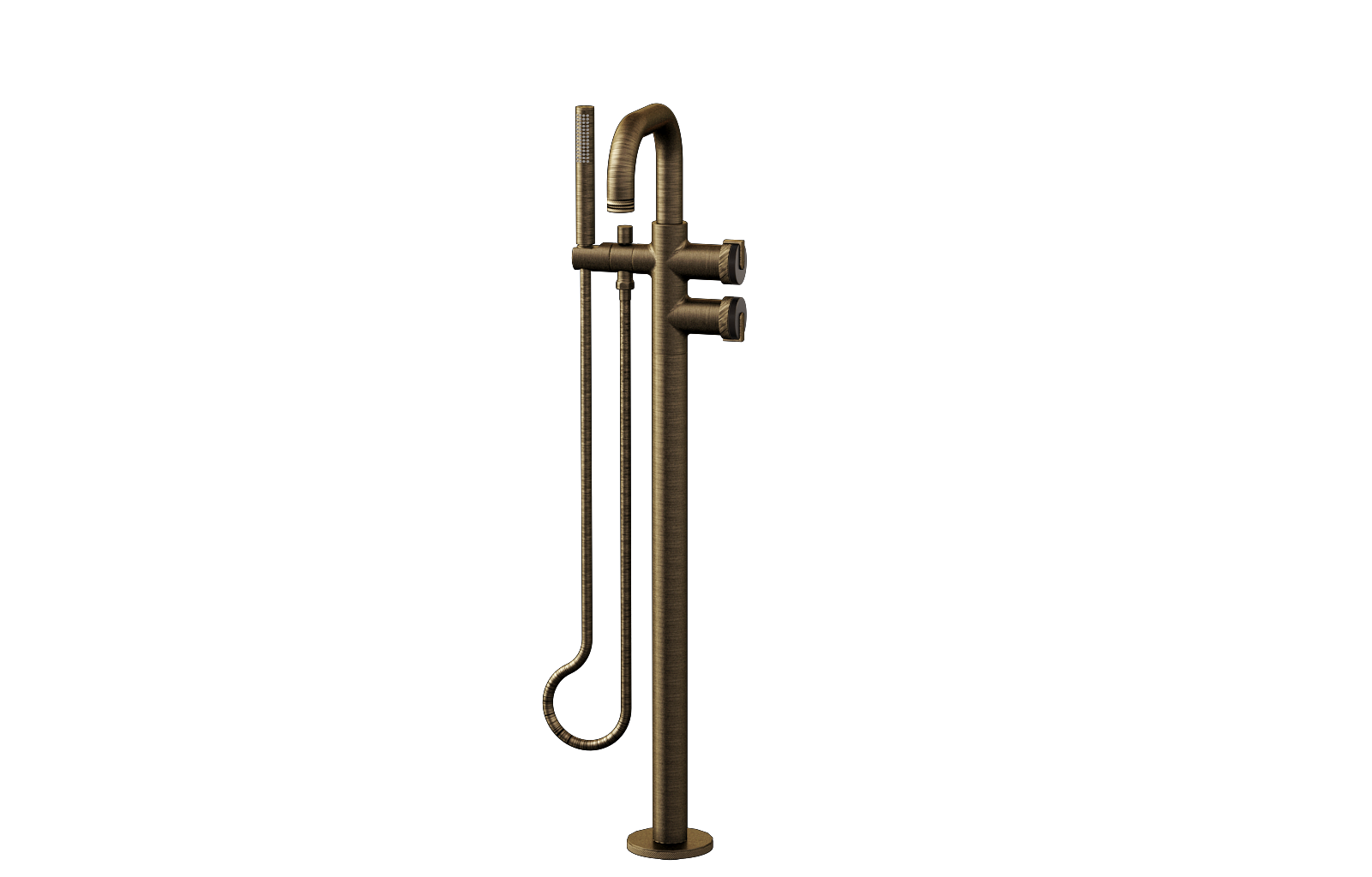 E-11557-R1OB-L1VBB-VBB Смеситель напольный отдельностоящий (внешняя часть) GRAFF MOD+