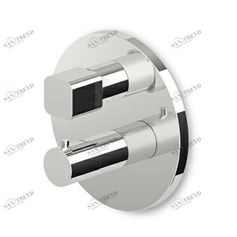 ZIN800 - R97800 Встраиваемый термостатический смеситель для душа 1/2 "с запорным клапаном, для универсального встраиваемого корпуса Zetasystem R97800. Zucchetti Jingle 