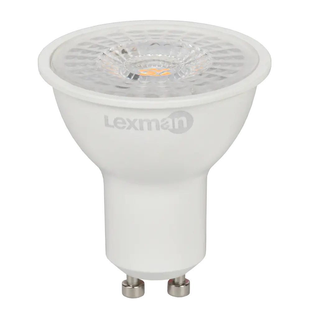 Светодиодная лампа LEXMAN Clear GU10 с теплым белым светом 500 лм 86254420 STLM-1485997 - Вид №1