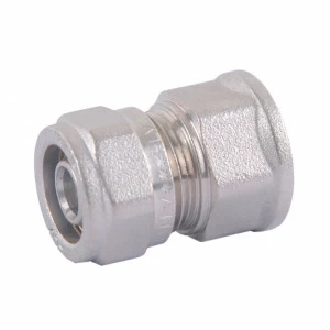 HLV-114302.№.06 Соединитель обжимной HLV c переходом на внутреннюю резьбу