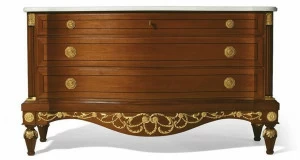 OAK Комод из красного дерева с мраморной столешницей Galleria