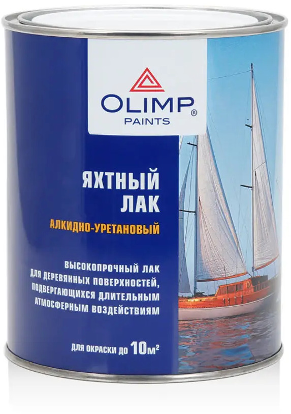 90361905 Лак яхтный Olimp полуматовый бесцветный 0.9 л STLM-0852616
