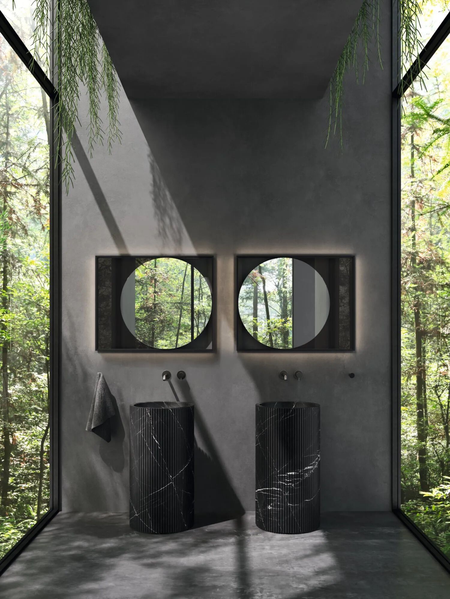 Круглое настенное зеркало с рамкой Rexa REFLEX ARCH-00148519 - Вид №5