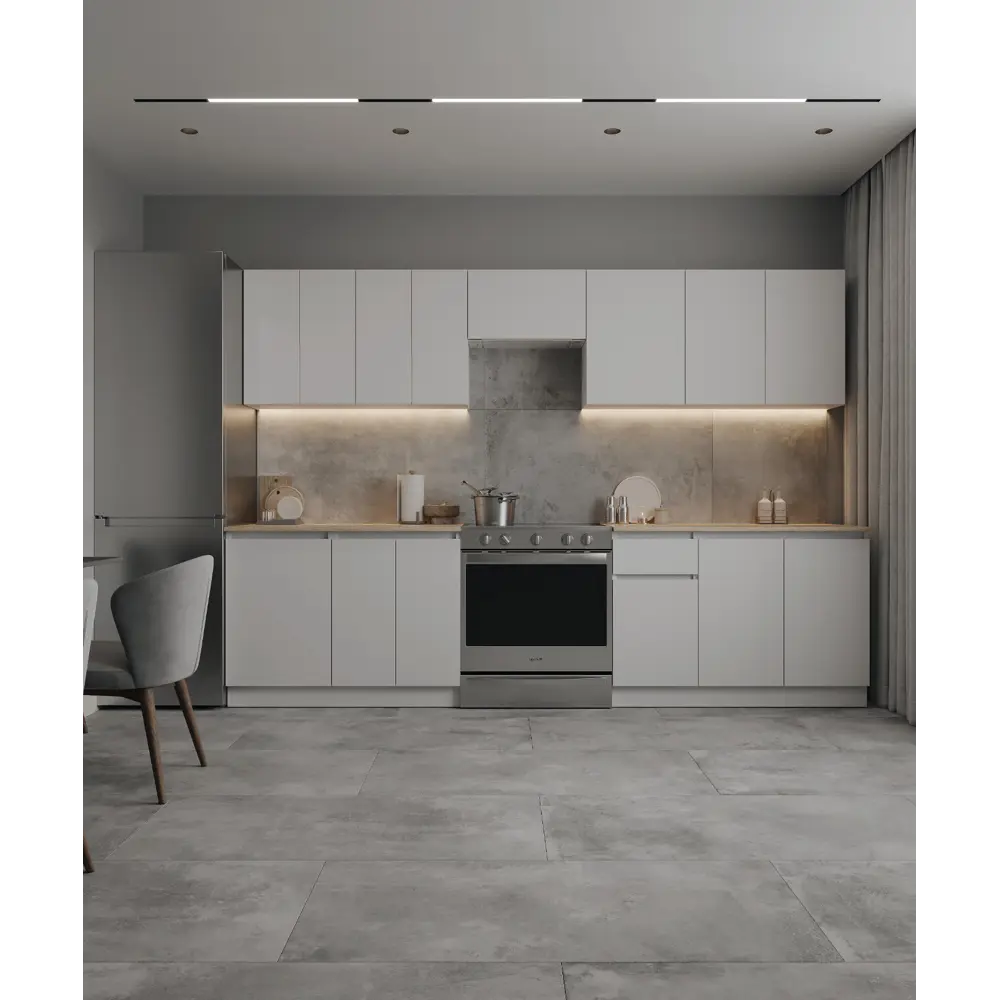 Кухонный шкаф напольный с ящиком Миус 40x85x60 см ЛДСП цвет белый 89387886 STLM-2181838 Santreyd - Вид №7