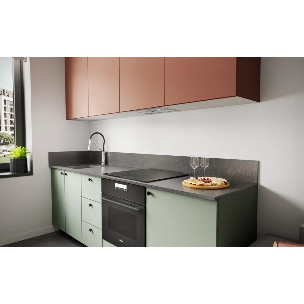 Карниз KONSENSA Тара для кухонного шкафа 200 см терракотовый МДФ 89385595 STLM-1452370 - Вид №6