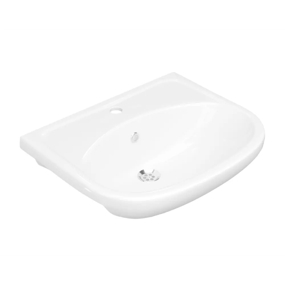 Керамин Рива - прямоугольная раковина из санфарфора для встраивания 88573854 STLM-0983665