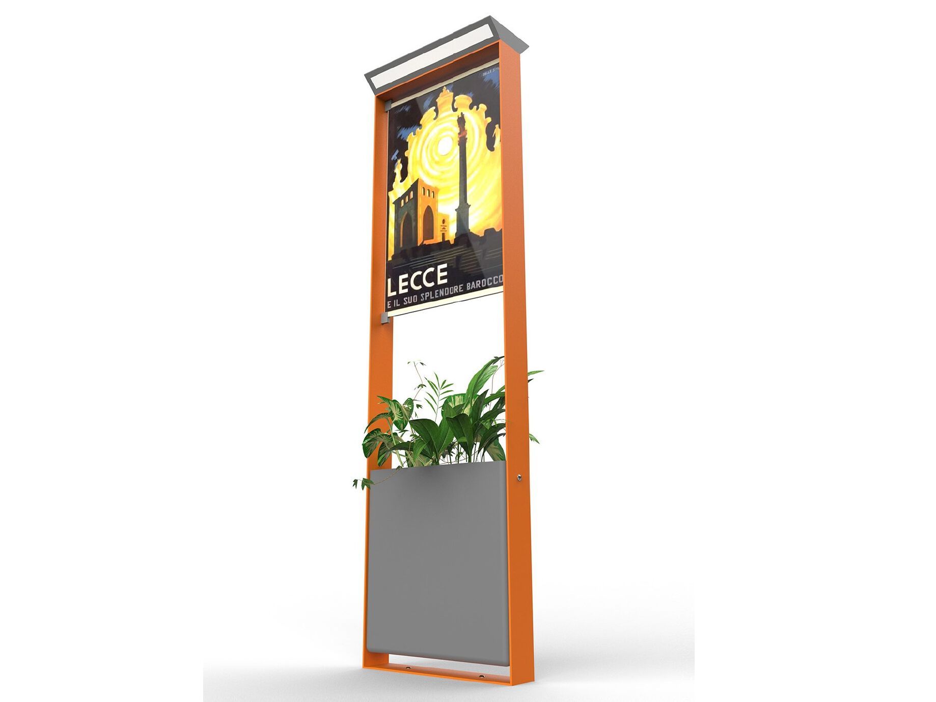 Самонесущие солнечные тотемы из стали и плексигласа CITYSì APULIA ARCH-00064366