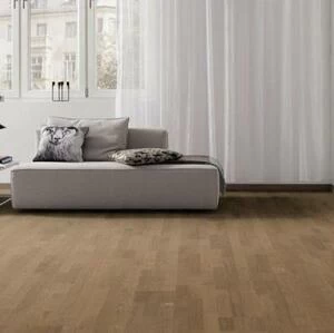 Паркетная доска Haro 4000 Series Top connect Пуро Дымчатый Тренд Структурированный Дуб Натур с брашью (Текстурированная) 2200х180 мм.