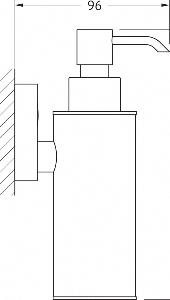 LUX 011 Дозатор жидкого мыла FBS Luxia - Вид №1