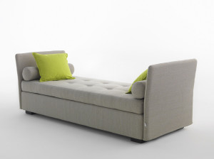Одноместный диван-кровать из ткани