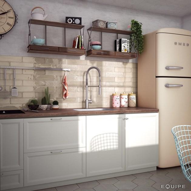 EQUIPE CERAMICAS Белая настенная плитка для дома sun-id-1382569 - Вид №3