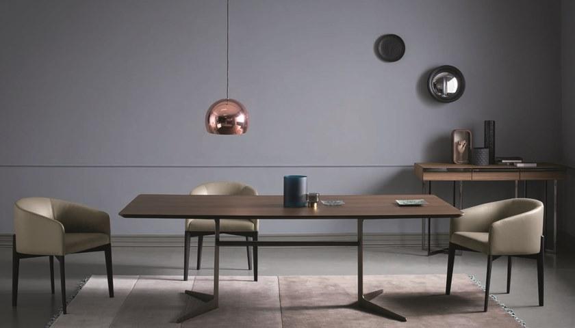 Bodema Мягкое кожаное кресло с подлокотниками  Peg000  - Вид №5