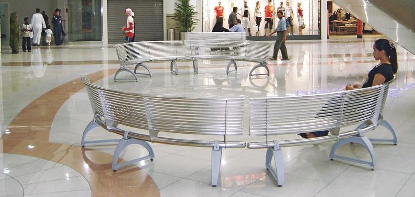 Metalco Изогнутая стальная скамья sun-id-1449012 - Вид №2