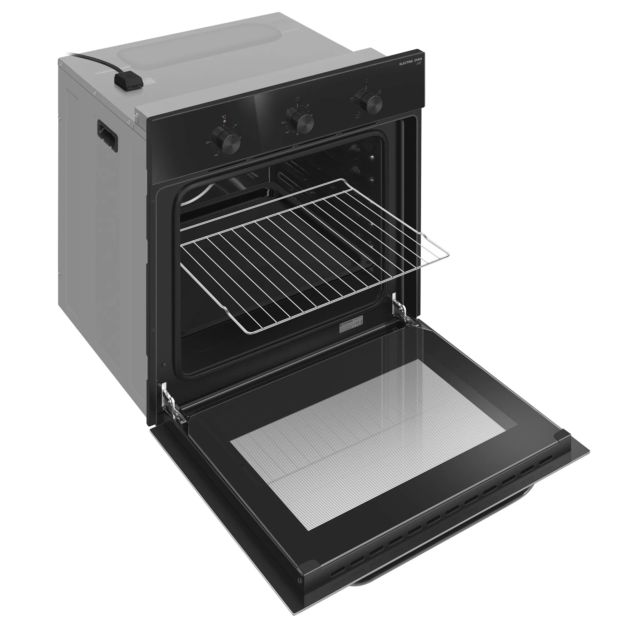 9168825 Электрический духовой шкаф Meferi MEO604BK LIGHT черный STDN-0043948 - Вид №5