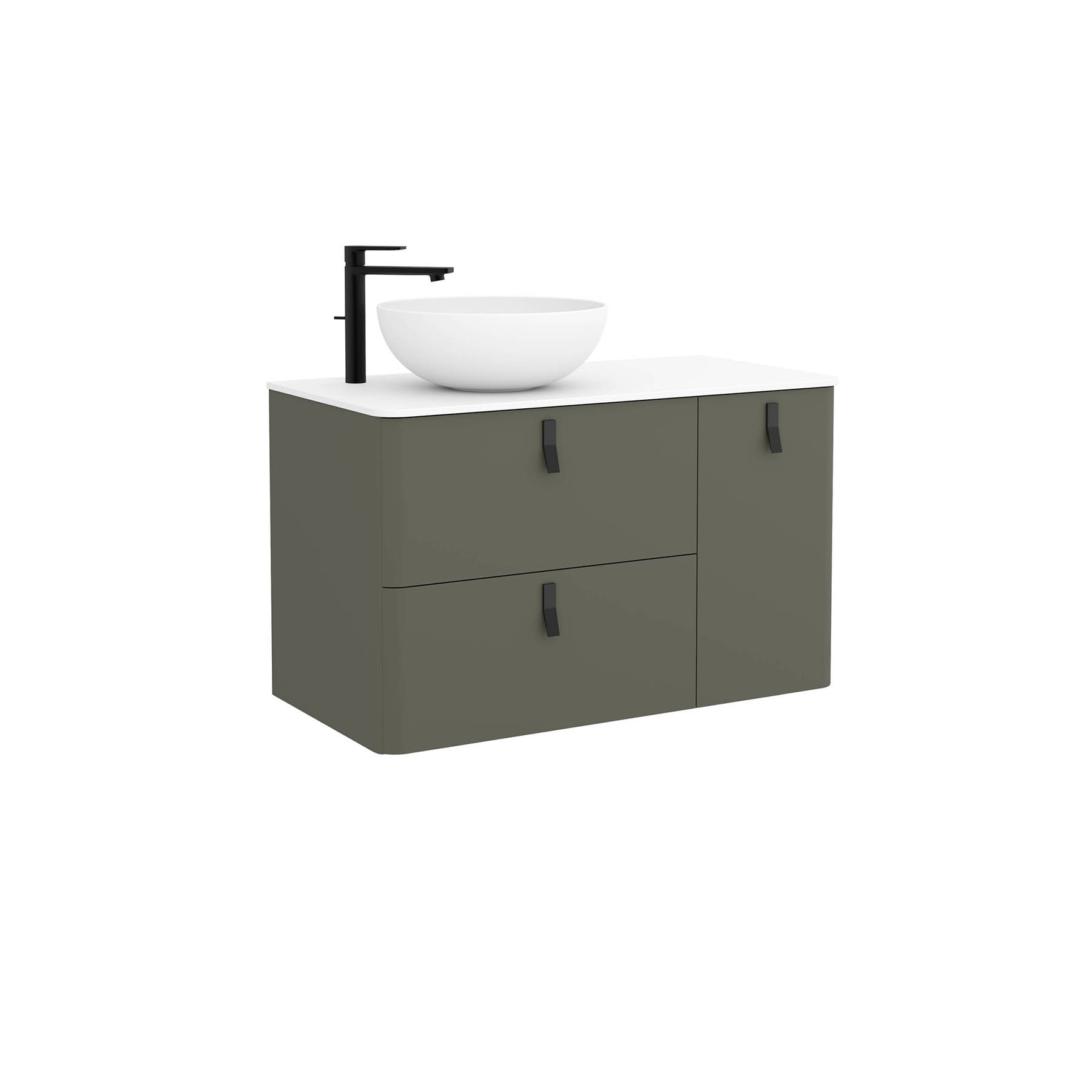 24609 SALGAR Мебель для умывальника UNIIQ 900 правая CASTAÑO Кастаньо  - Вид №2