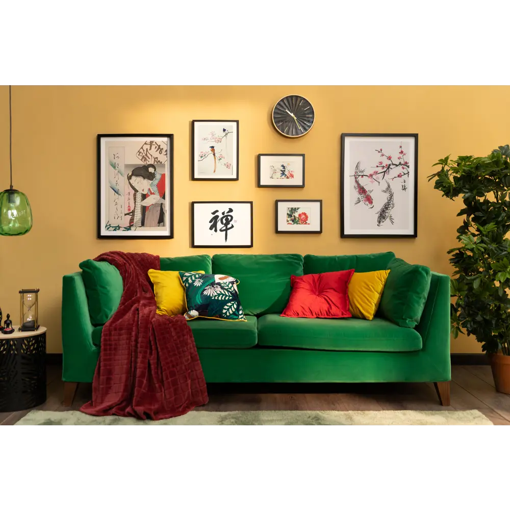 Светильник подвесной Lillian TL1219H-01GR, 1 лампа, 8 м², цвет чёрный/зелёный 82810859 STLM-2158999 Toplight  - Вид №2