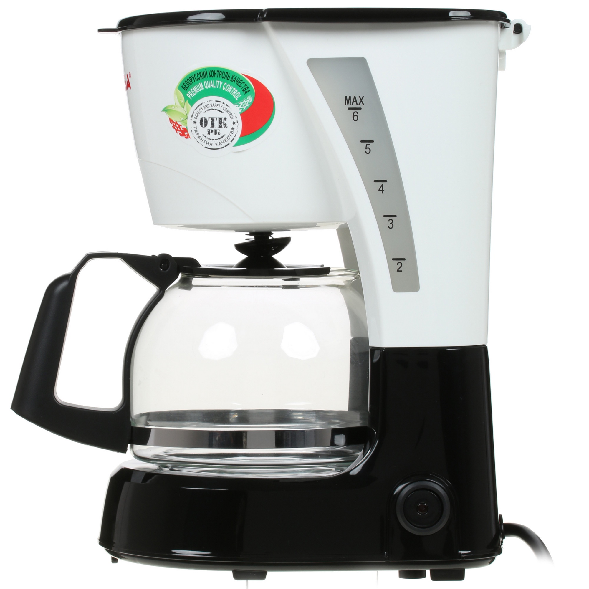 8111684 Кофеварка капельная Aresa AR-1609 белый STDN-0030777 - Вид №5