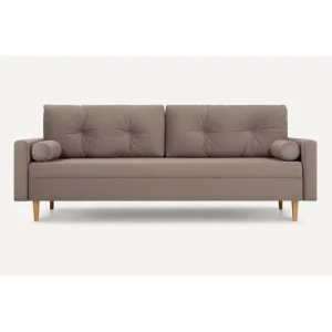 91388446 Раскладной диван Divan.ru Нумо 216x86x90 см велюр цвет бежевы STLM-1486364