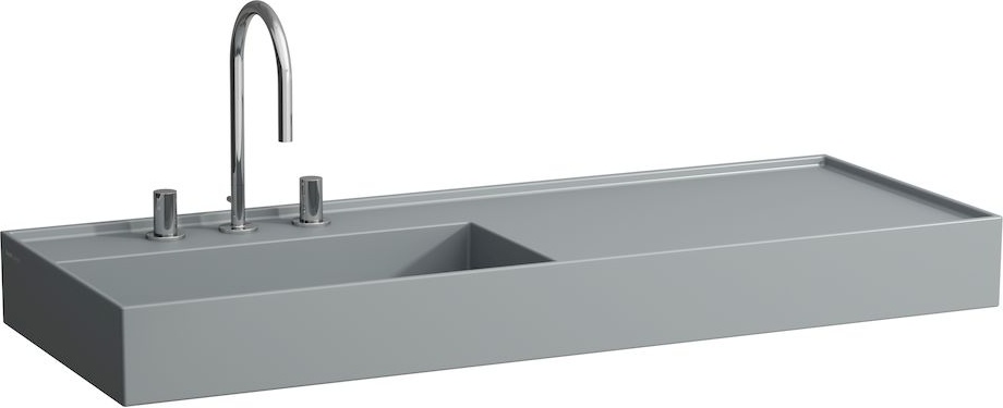 H8133327571121 Раковина, полочка справа, со специальным скрытым сливом LAUFEN PRO - Вид №8