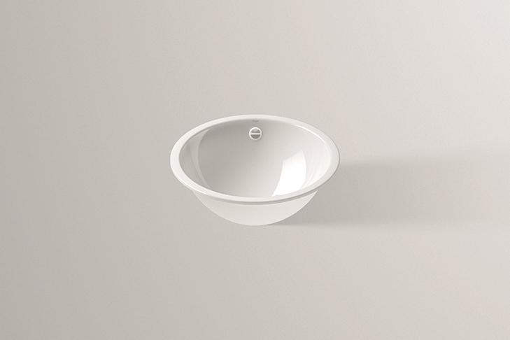 2002000400 Встраиваемая раковина, eb.k450, белая, для простого ухода Alape серия K 