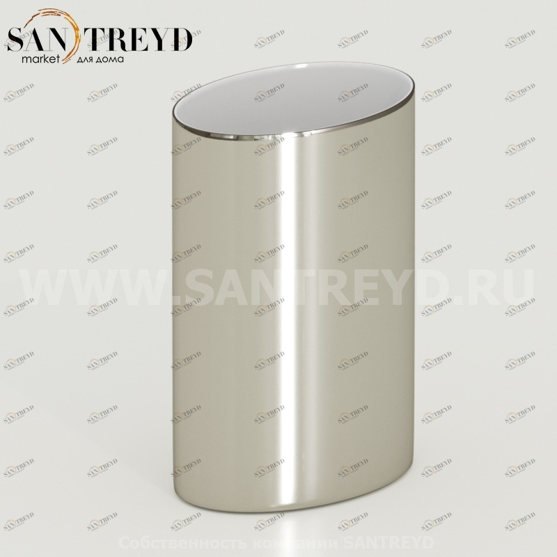 922294 Стакан для зубных щёток, цвет Никель Kerasan Nolita Италия