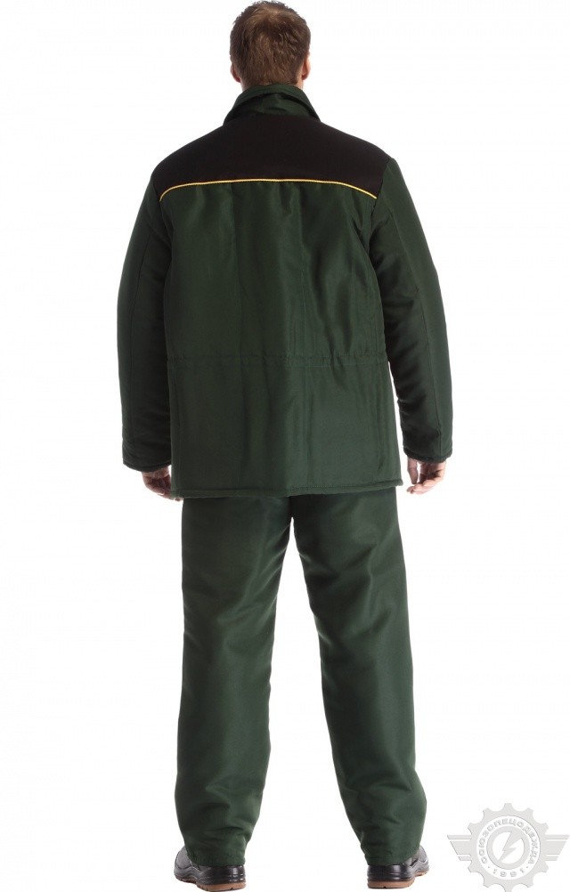 62262 Костюм "Дон" зеленый  Зимняя спецодежда  размер 56-58/170-176  - Вид №7