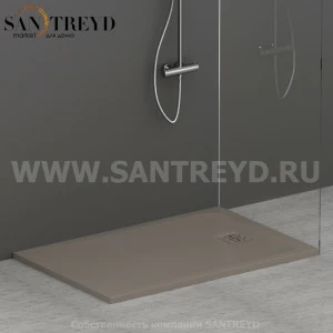 DP12080505 Душевой поддон 120х80 см цвет Кашемир Globo DOCCIAPIETRA Италия
