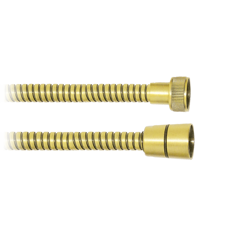 05015003 PREMIUM Латунный шланг 125 Полированное Золото GRB MIXERS 