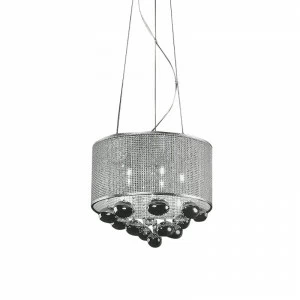 Подвесной светильник Andromeda 8 от Delight Collection хром круглый P0173-05C DELIGHT COLLECTION ДИЗАЙНЕРСКИЕ 243617 Хром