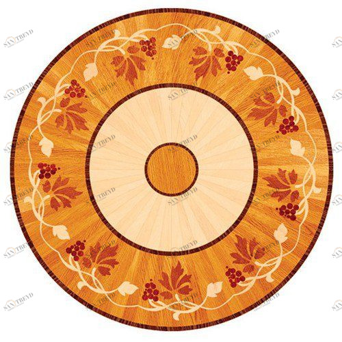 Художественный паркет Da Vinci Розетка 26-165 Дуб Селект (Гладкая) х1000диаметр мм 260090165