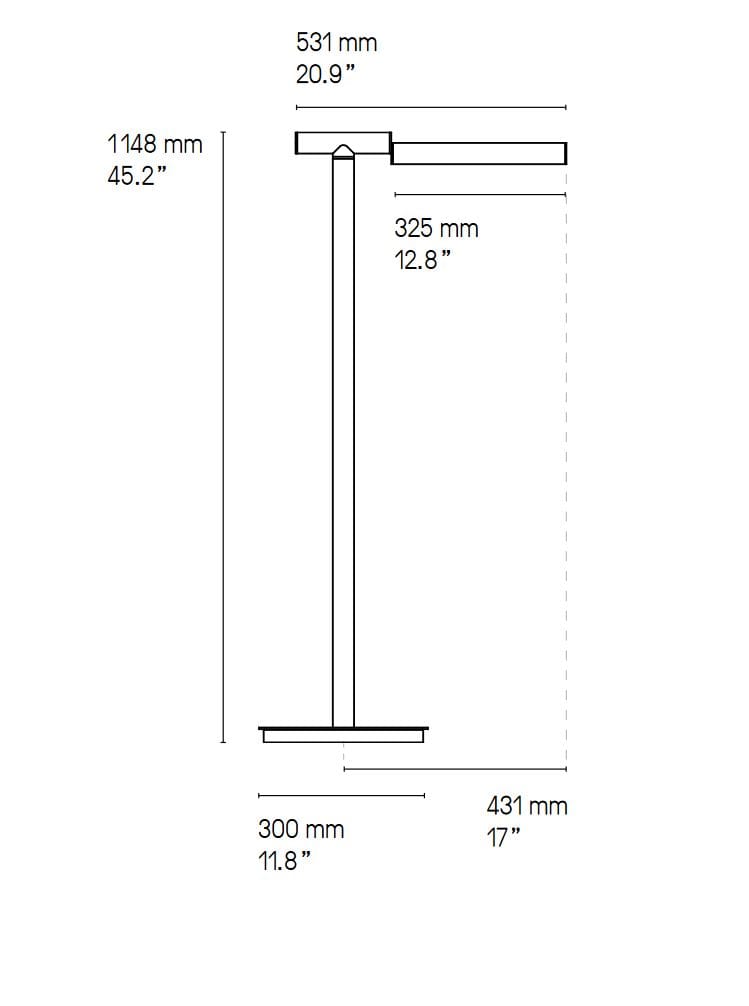 Латунь светодиодный торшер CVL Luminaires Signal ARCH-00115621 - Вид №4