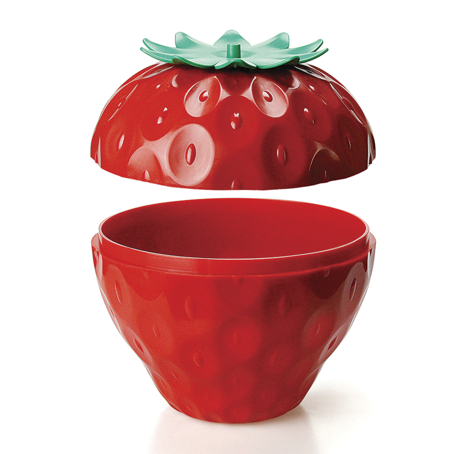 QL10243-RD Контейнер для хранения storeberry с крышкой Qualy  - Вид №1