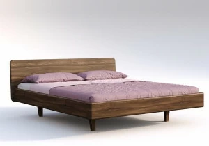 sixay furniture Двуспальная кровать из массива дерева