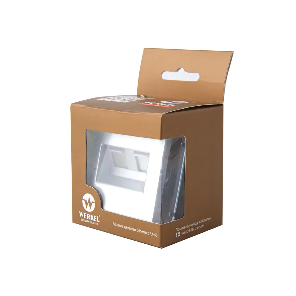 Розетка компьютерная двойная встраиваемая Werkel RJ45 цвет серебряный Встраиваемые механизмы STLM-2056798 - Вид №2