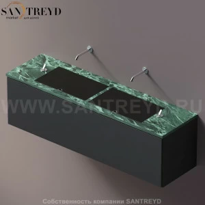 AELLM0CC21618VD Подвесная раковина настенная прямоугольная Agape Ell