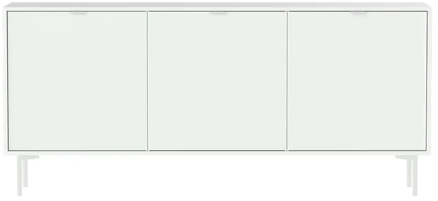 91313432 Тумба напольная Ellipse furniture Hub 3 двери 182x42x81.2 см МДФ цвет белый STLM-1081655