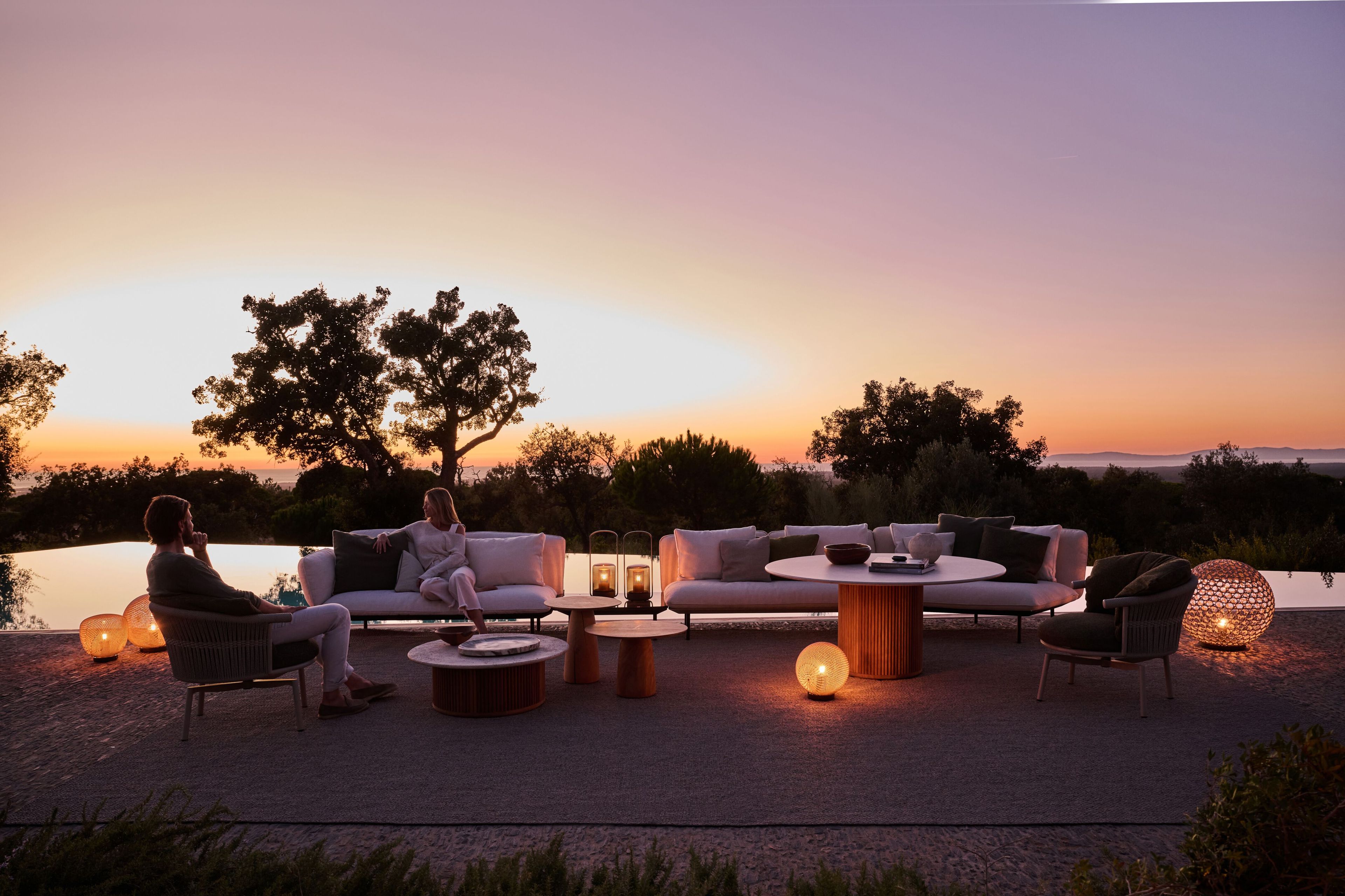 Полиэтиленовая светодиодная наружная настольная лампа TRIBÙ Monsieur Tricot ARCH-00017162 - Вид №7