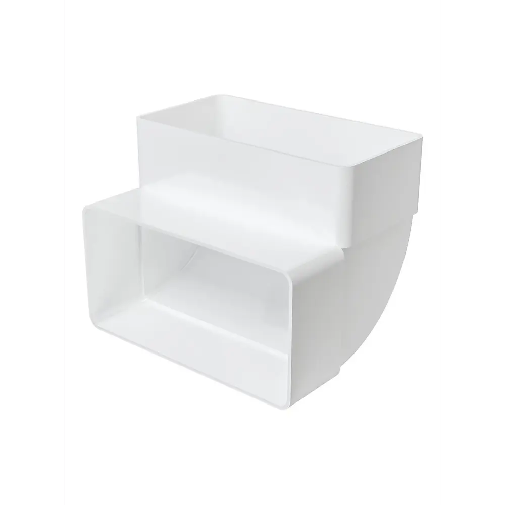 Колено вертикальное Fonet 55x110 мм 90 градусов пластик STLM-2100655 - Вид №1