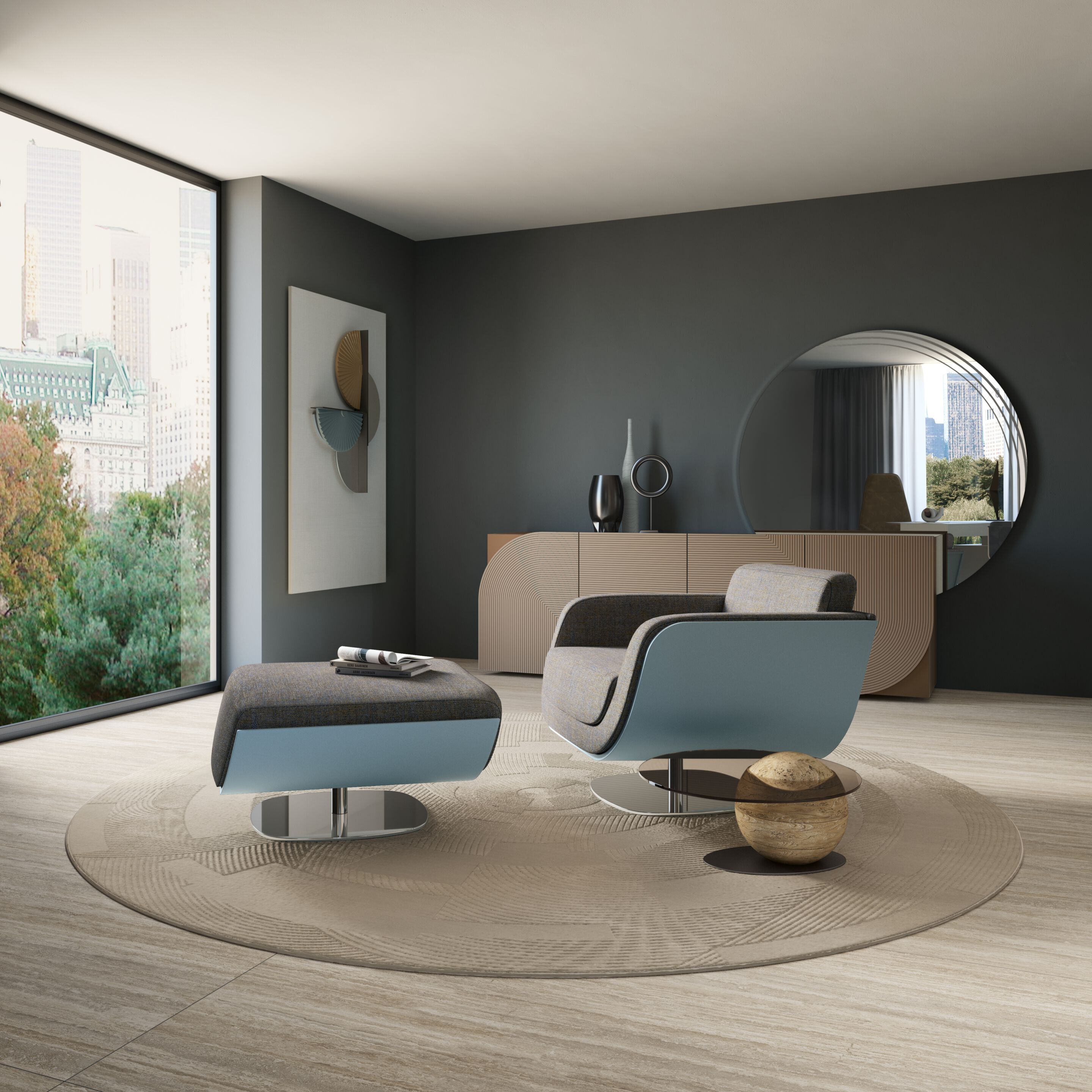 Тканевая подставка для ног Bizzotto Italia ARCH-00119014 - Вид №4