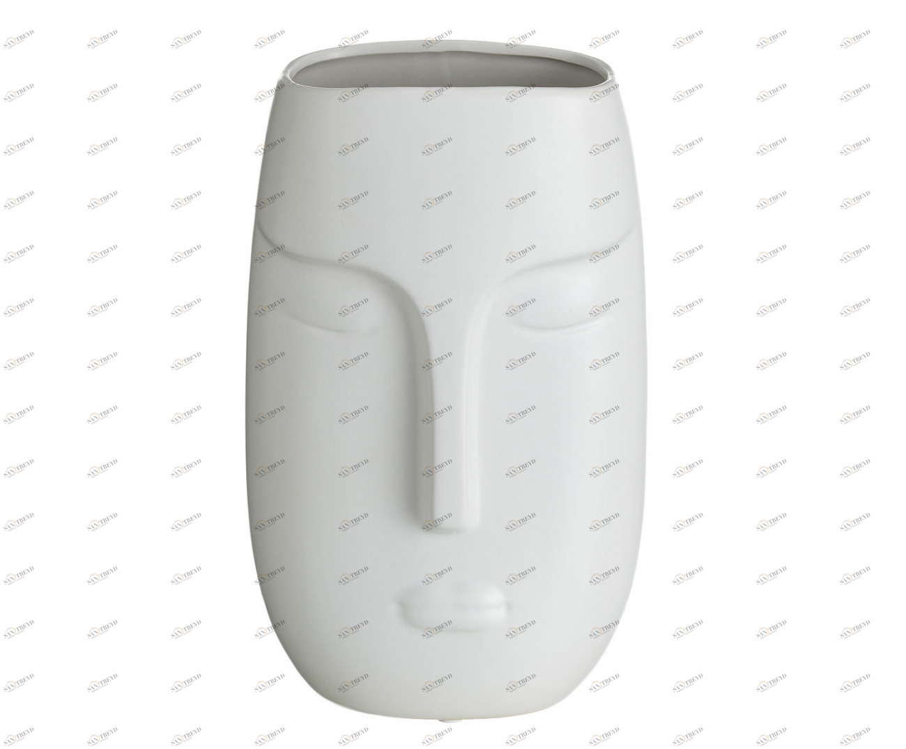 Ваза Face белого цвета TO4ROOMS - 213339 Белый 